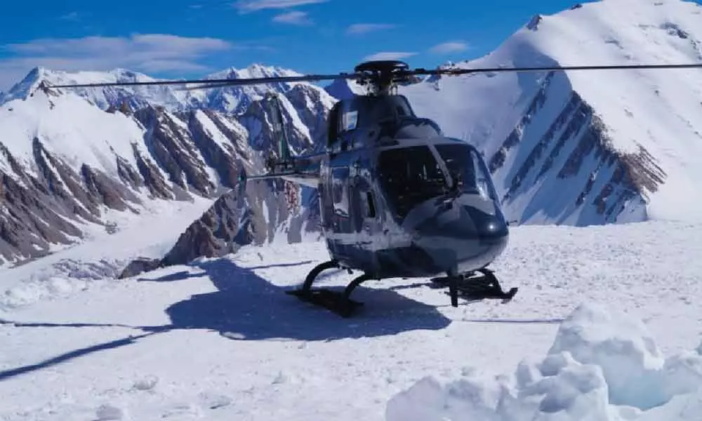 HAL light chopper lands at Siachen