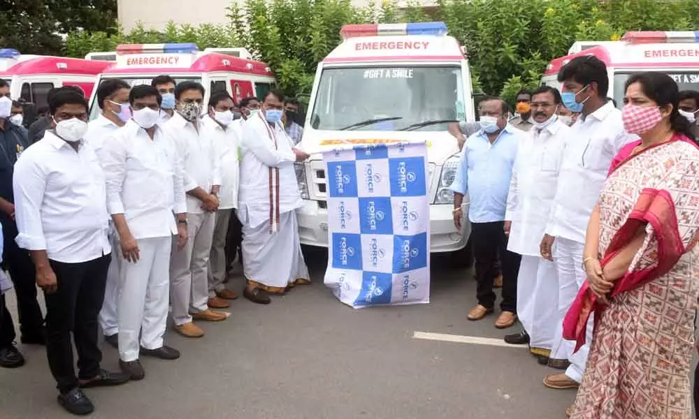 Force Traveller Ambulance strengthen the Healthcare in Telangana state