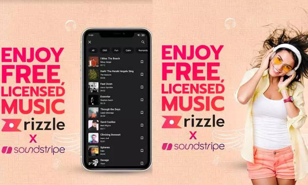 Hyderabad short video app Rizzle partners with Soundstripe