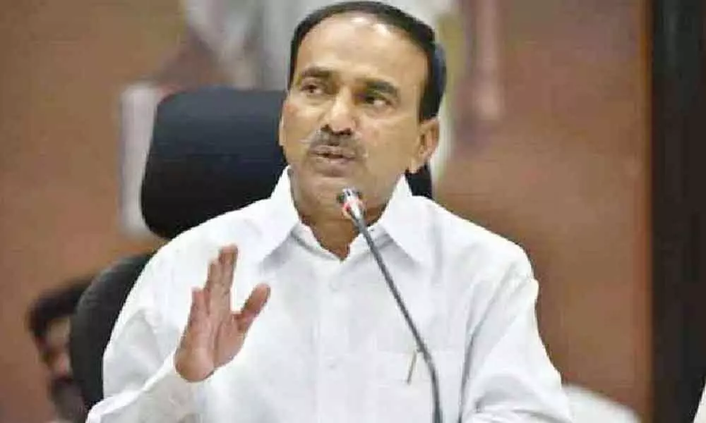 Health Minister Eatala Rajender