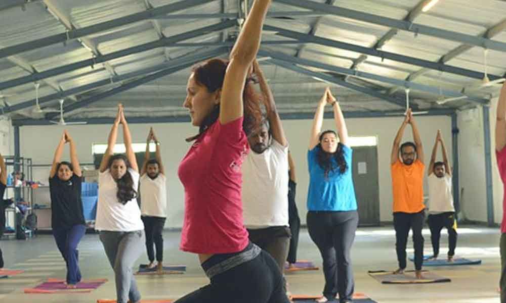 Hyderabad Yoga trainers switch to online training