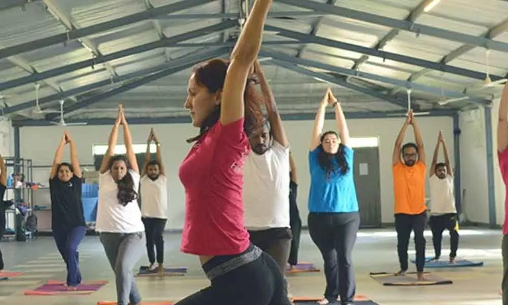 Yoga trainers switch to online training