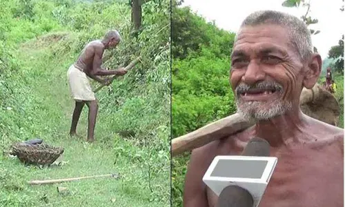 Man carves out 3-km canal in 30 years to irrigate fields