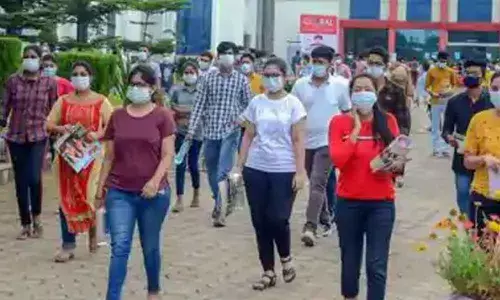 When students braved Covid-19 for NEET exam