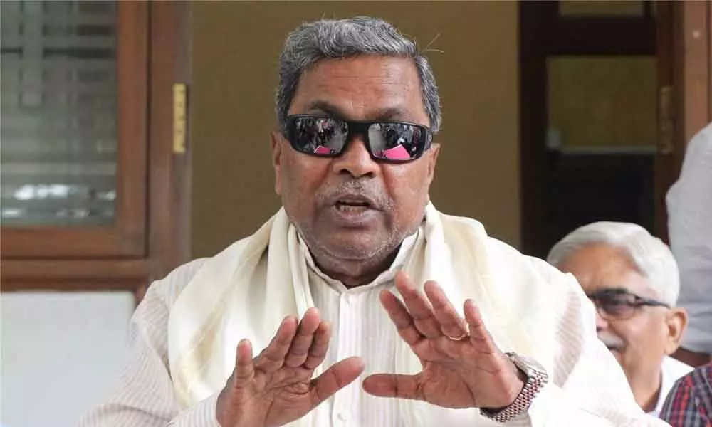Karanatakas Leader of Opposition Siddaramaiah