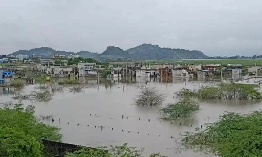 Heavy rains in Telangana, water levels in Projects reached Full Reservoir Levels