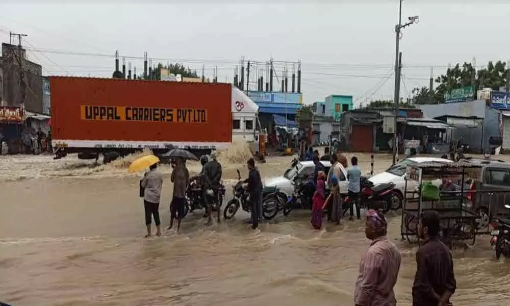 Streams are brim in Guntur district