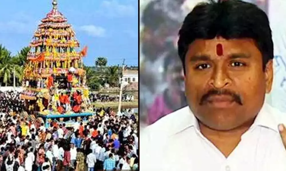 Temple chariot at Antarvedi will be ready by next February: Vellampalli Srinivas Rao