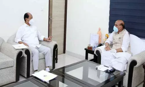 Nagaland CM meets Rajnath Singh, seeks support for Ceithu Airport at Kohima
