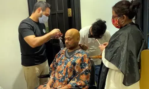 Chiranjeevi revealed the secret behind Urban Monk look!