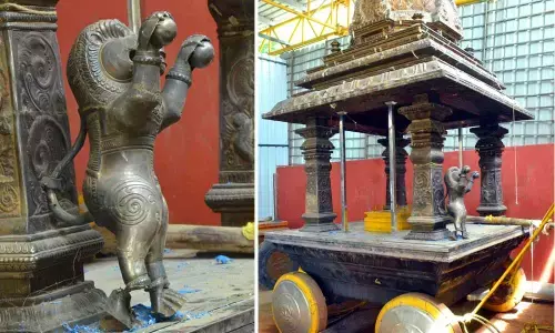 AP govt. to set up committee to probe missing of silver lion idols from Vijayawada Kanaka Durga temple