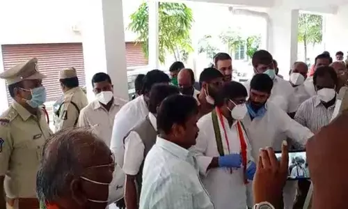 Hyderabad: Talasani takes along Bhatti to show double bedroom houses