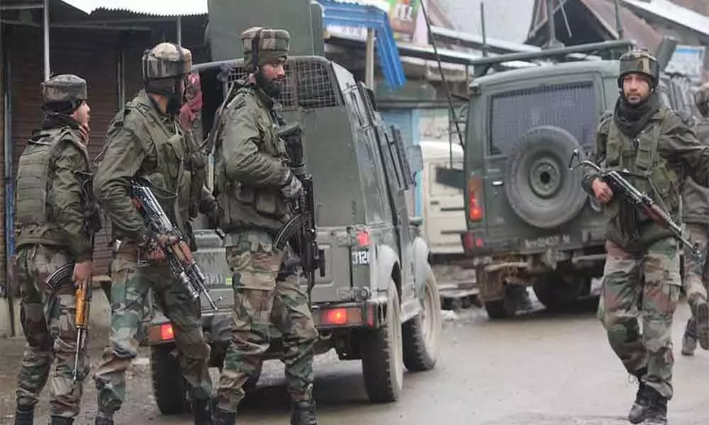Kashmir gunfight over, 3 terrorists & woman killed