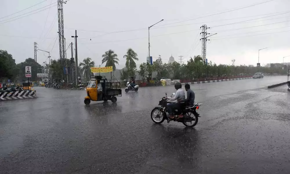 Rains likely in Andhra Pradesh for next three days amid surface trough in Bay of Bengal