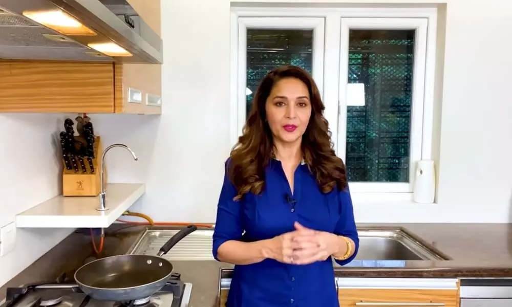 Watch: Madhuri Dixit Sets Up Her Kitchen Garden With Her Husband And Kids