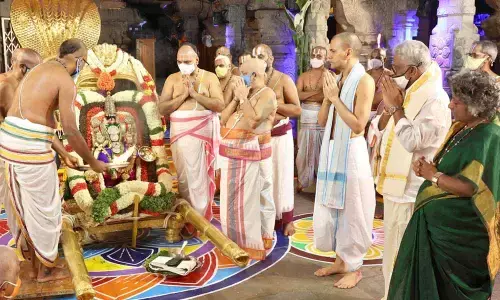 Tirumala Brahmotsavams without devotees from today