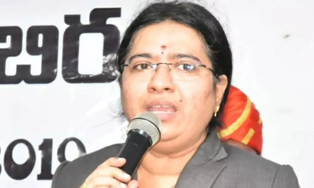 Prakasam District Judge and chairperson of the DLSA PV Jyothirmai
