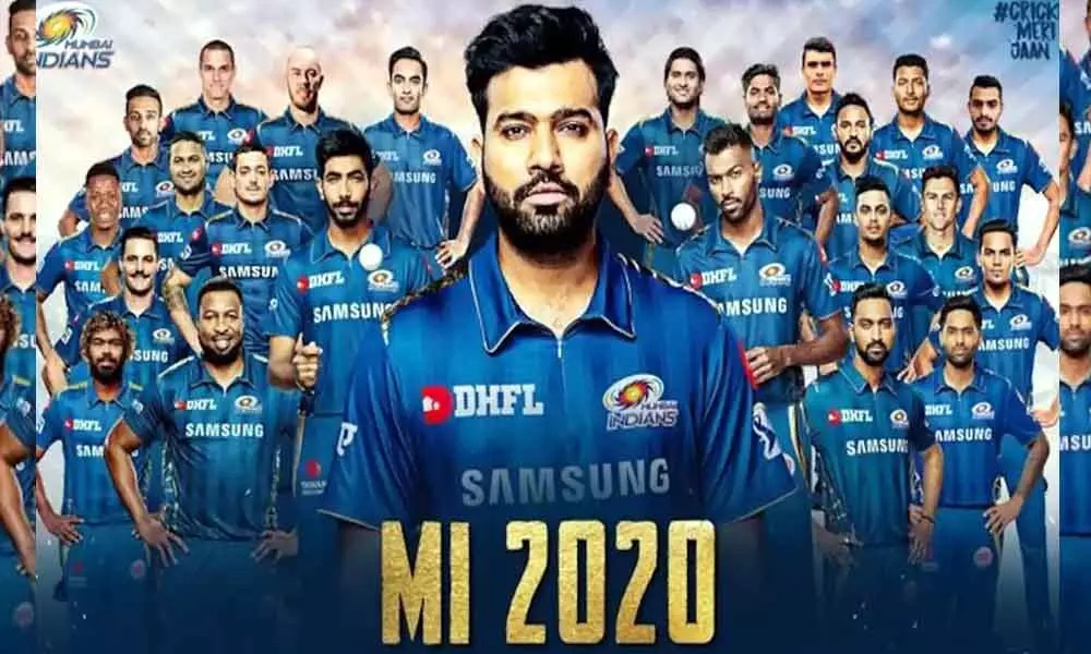 mumbai indians team jersey 2020