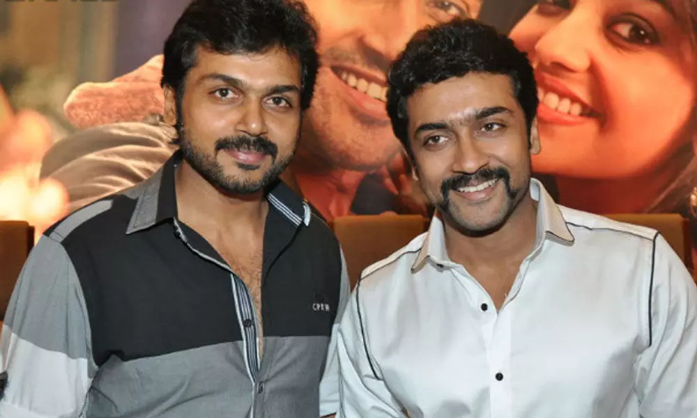 Karthi Follows Big Bro Suriya Gets Into Social Service