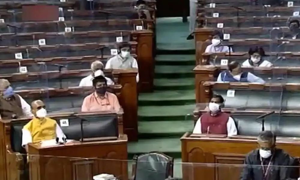 Parliamentarians in the Rajya Sabha during the ongoing Monsoon Session of Parliament