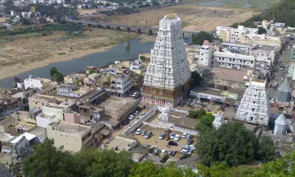 Srikalahasti temple chief priest, security officer suspended