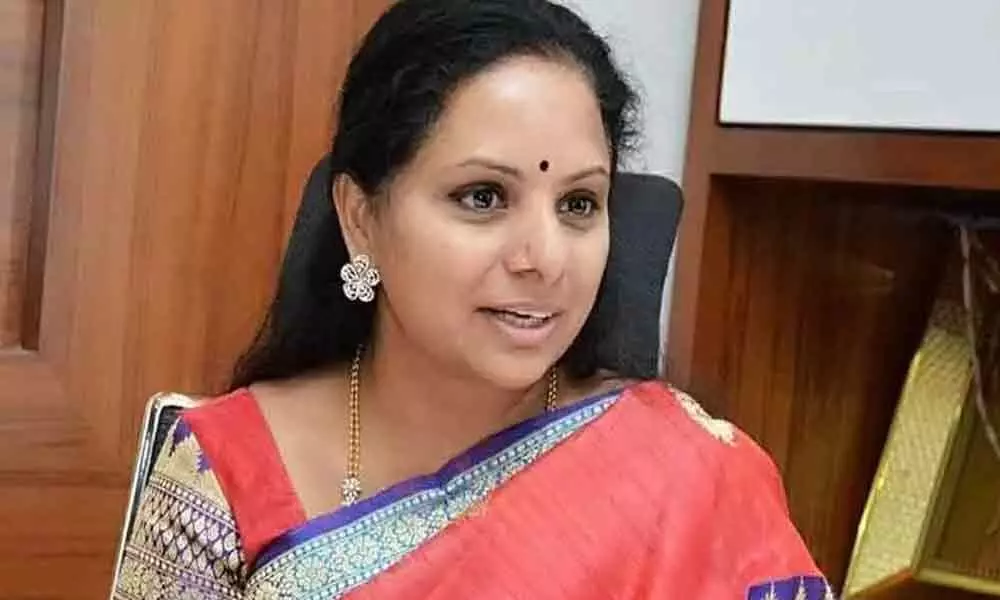 Nizamabad MP and founder of Telangana Jagruti Kavitha