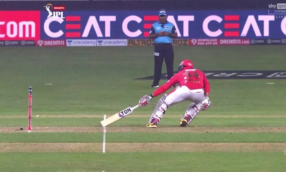 Kings XI Punjab appeal against 1-run short error