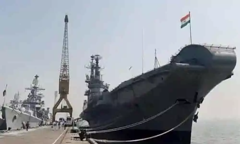 INS Viraat arrives at Alang in Gujarat for dismantling