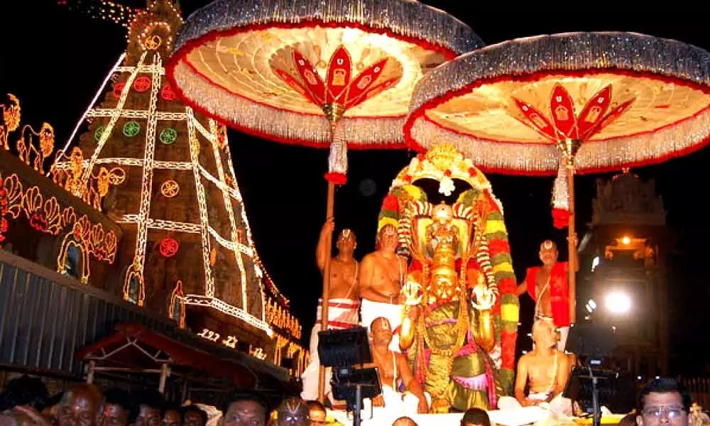 All set for two states CMs visit to Tirumala….for attending Garuda Seva