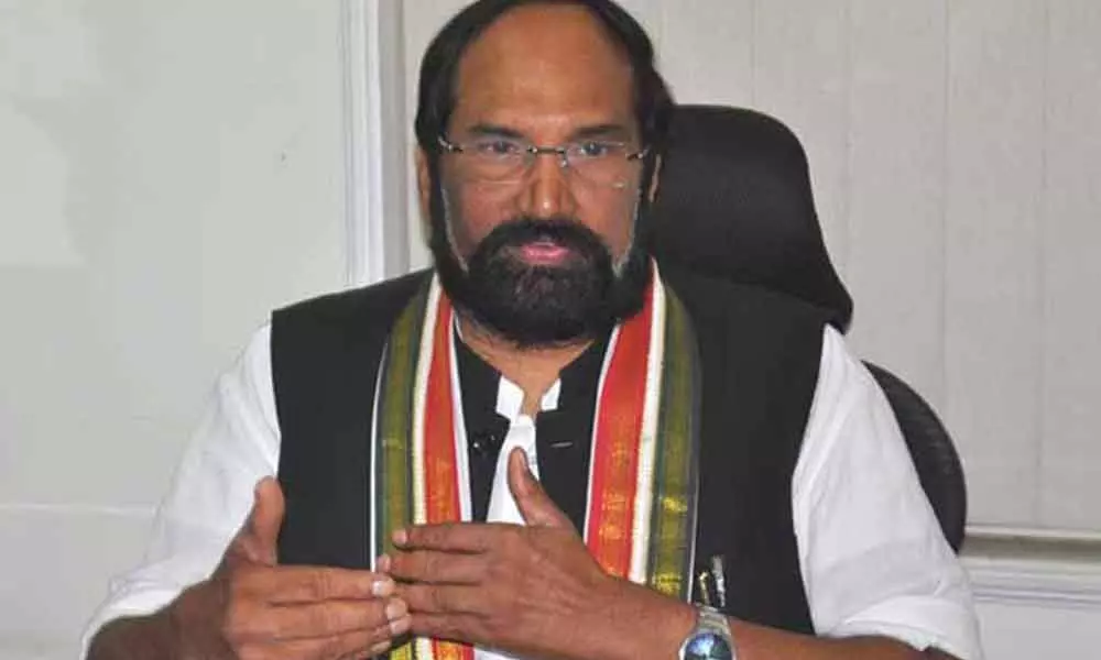 TPCC president N Uttam Kumar Reddy