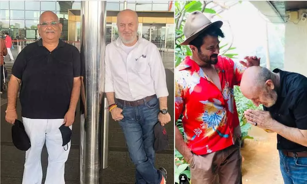 The Last Show: Anupam Kher Drops The Pics With His Crew And Shares His Bond With Satish Kaushik