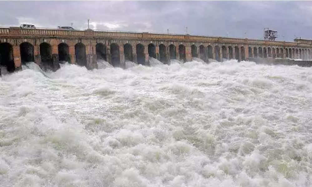 Krishna Raja Sagar dam releases 43,475 cusecs water