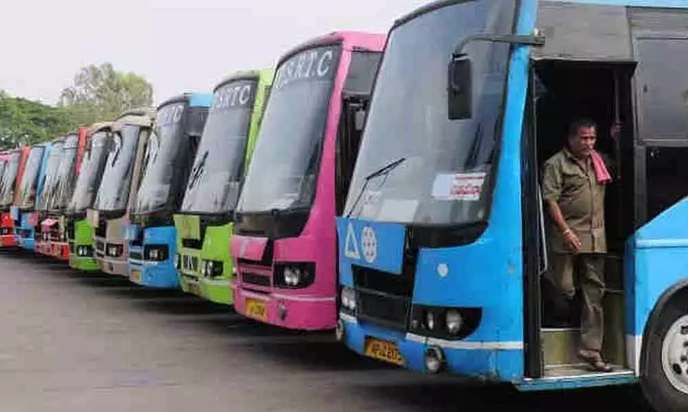 TSRTC buses