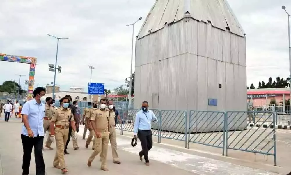 Security beefed up at Tirumala amid YS Jagans tour to Tirupati
