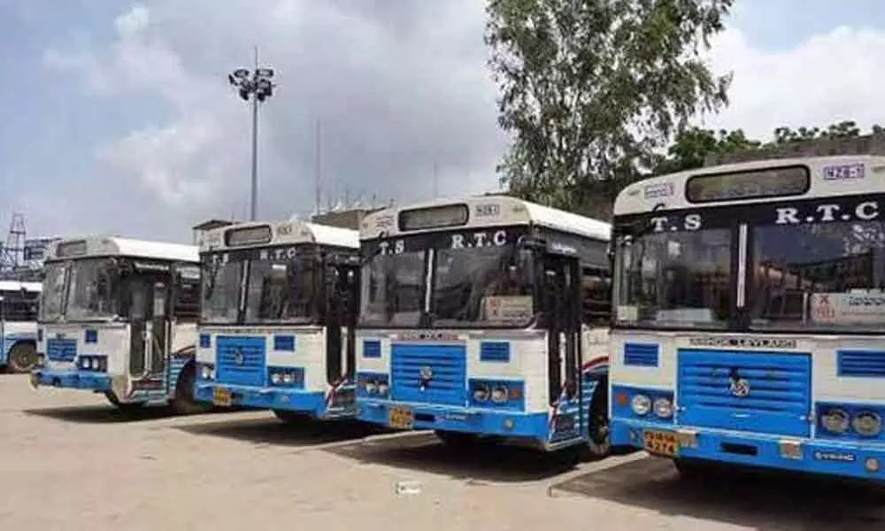 Suburban, Mofussil bus services resume in Hyderabad