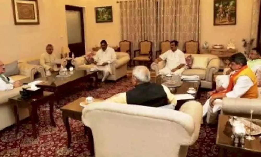 BJPs core committee meeting discusses law and order in Bengal
