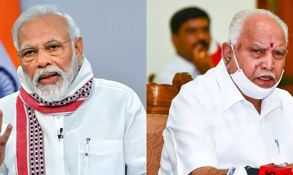 PM Narendra Modi and CM BS Yediyurappa
