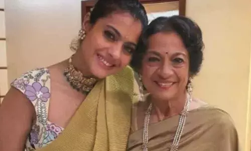 Kajol with her Mother