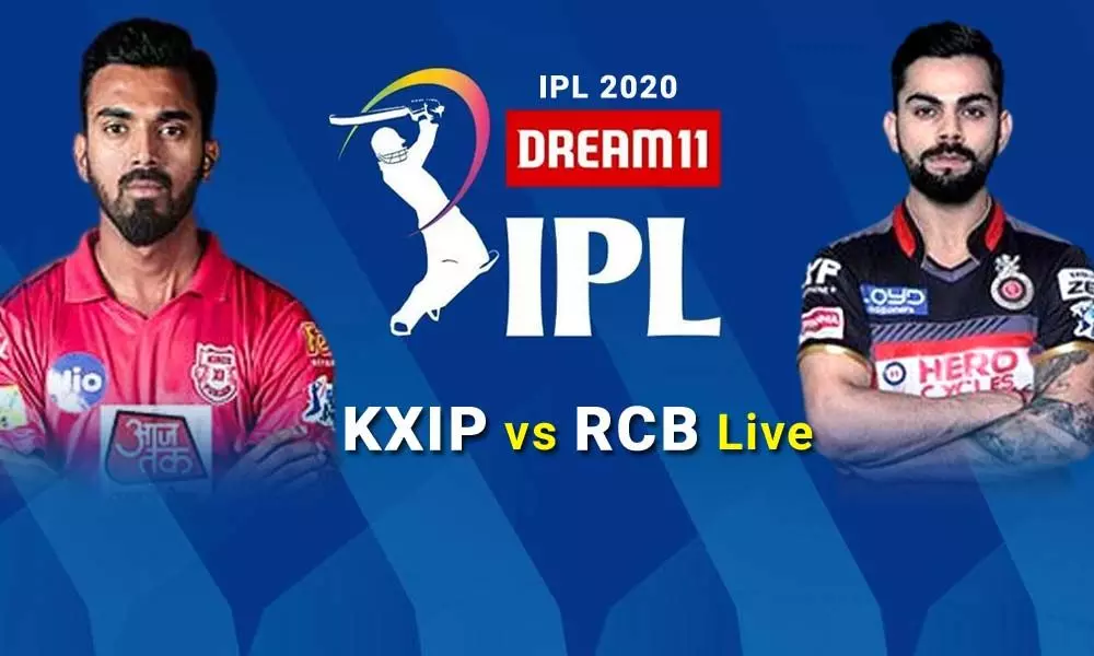 KXIP vs RCB Live Cricket Score, IPL 2020