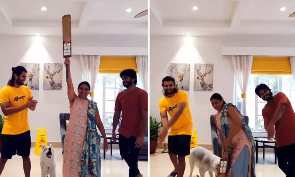 Vijay Devarakonda Celebrates His Mothers 50th Birthday And Dropped A Special Video On Social Media
