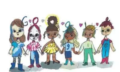 5th grader wins 2020 Doodle for Google for spreading kindness