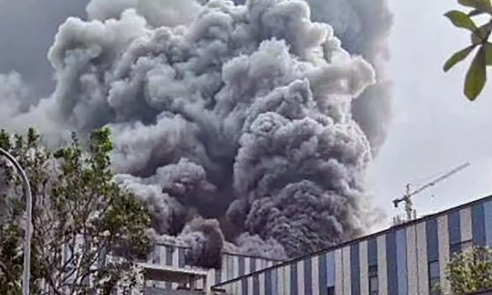 Fire breaks out in Huawei research lab in China