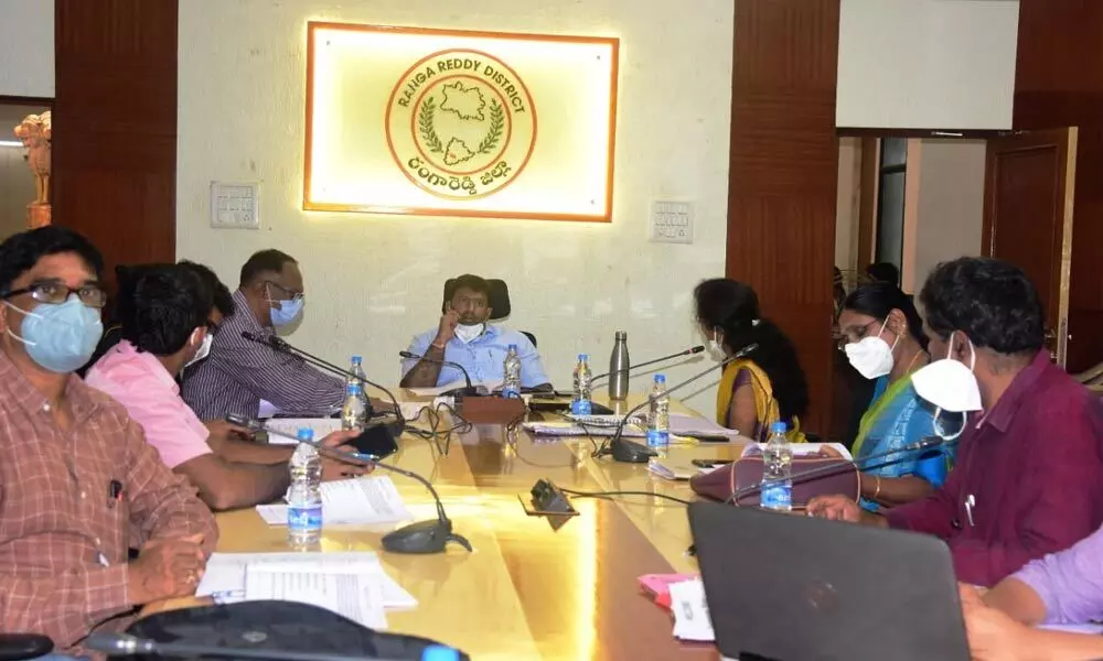 Collector holds district-level monitoring committee meeting