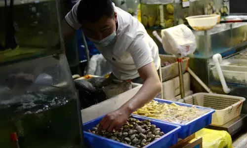 Coronavirus found on stored seafood packages in China