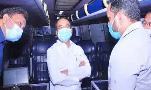 Eatala Rajender launches cobas 8800 system at NIMS for COVID tests