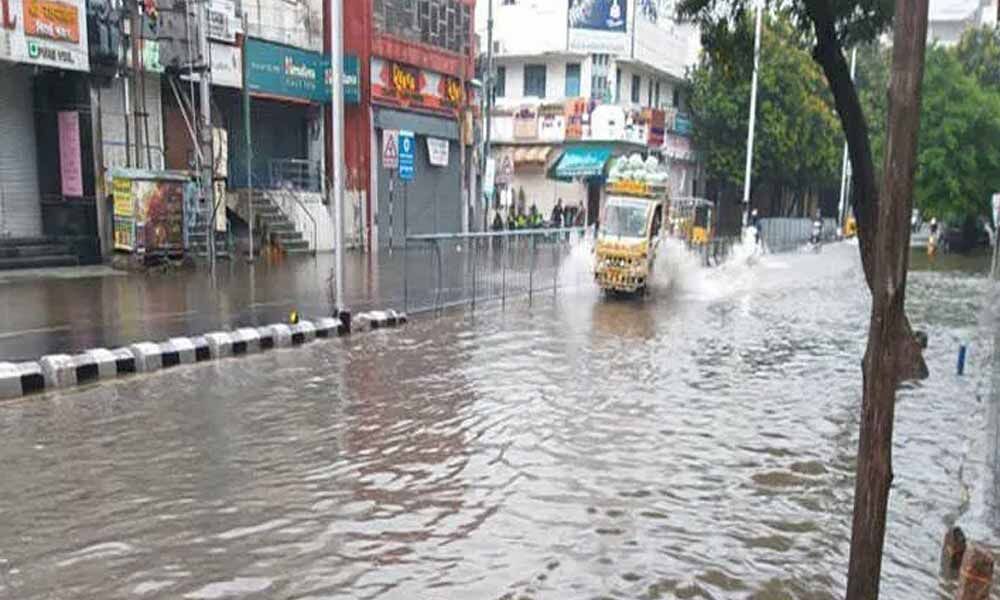 Hyderabad: Flood-like situation in Shamshabad after heavy rain