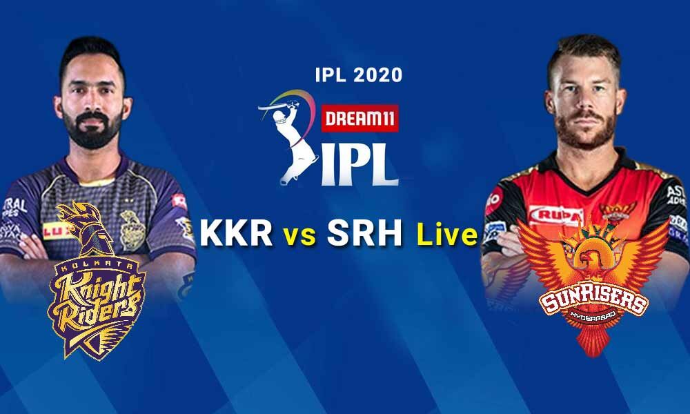 KKR vs SRH Live Cricket Score, IPL 2020 Updates Kolkata Knight Riders