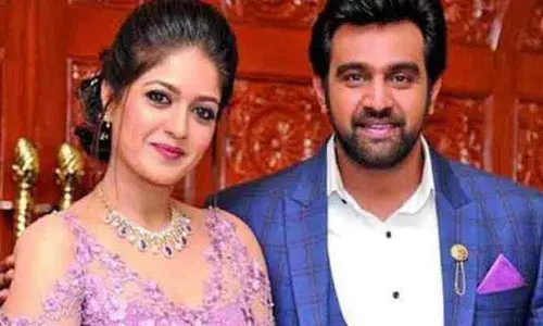 Chiranjeevi sarja and meghana Raj