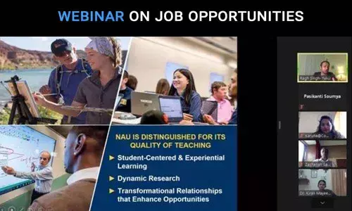 Webinar on job opportunities at Talla Padmavathi College of Engineering