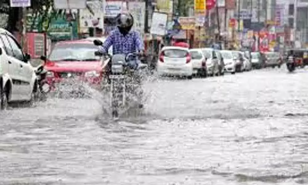 Rains in Hyderabad